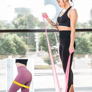 Pink resistance bands