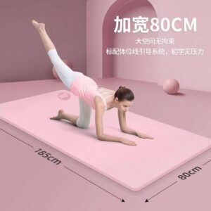 Pink yoga mat