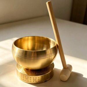Tibetan singing bowl set
